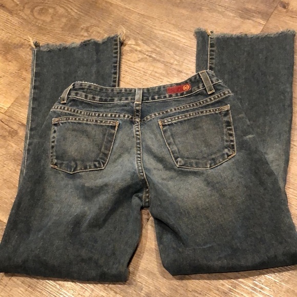 AG Adriano Goldschmied The Gemini Raw Edge bootcut Jeans - Picture 3 of 9
